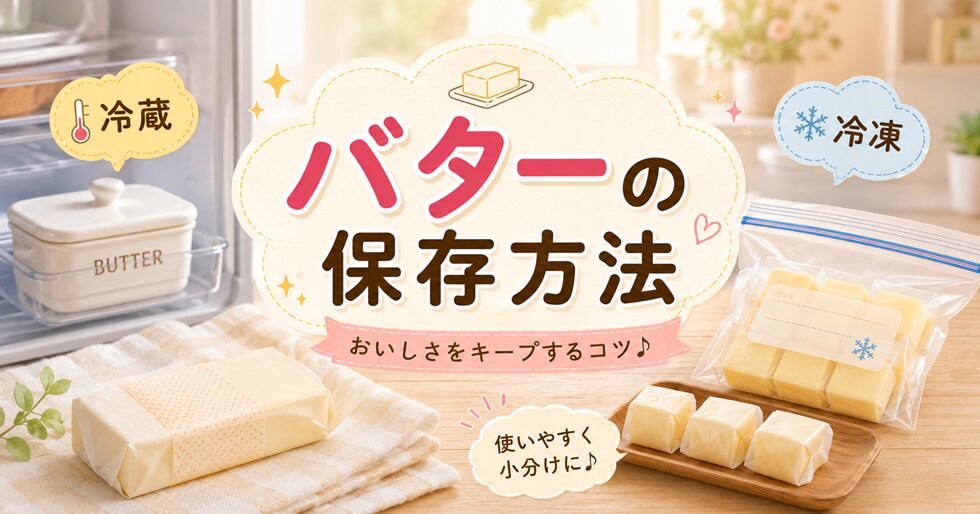 バターの保存方法