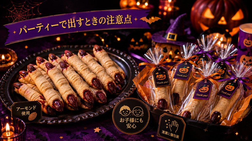 ハロウィンパーティーで出すときの注意点