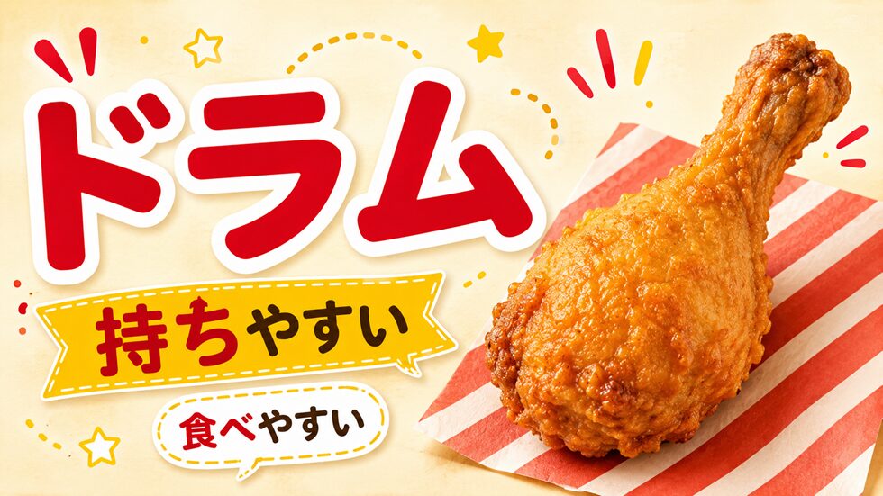 ドラム｜持ちやすく食べやすい