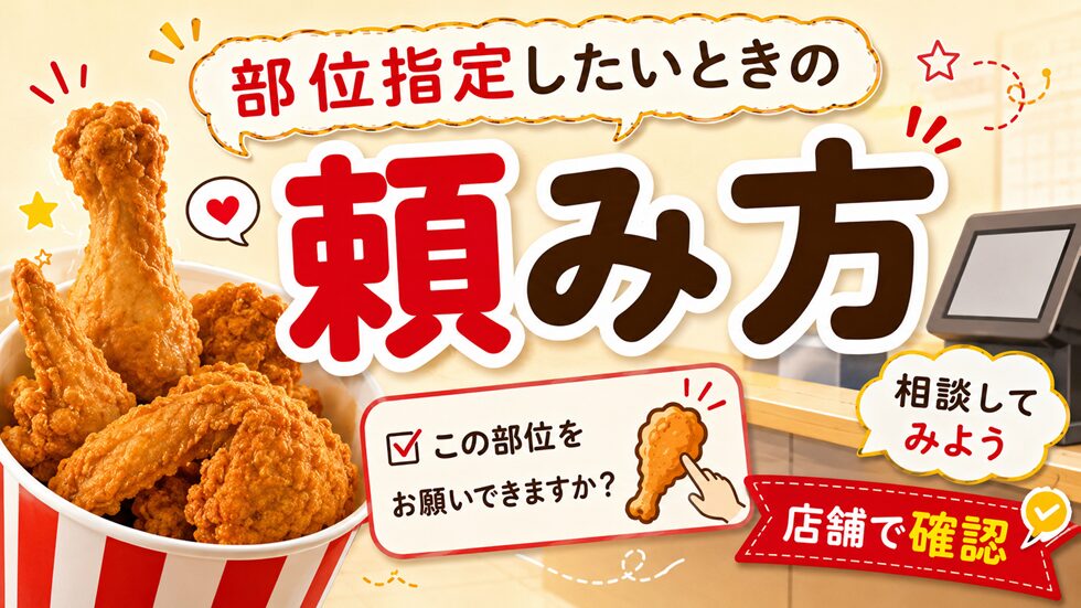 部位指定したいときの頼み方