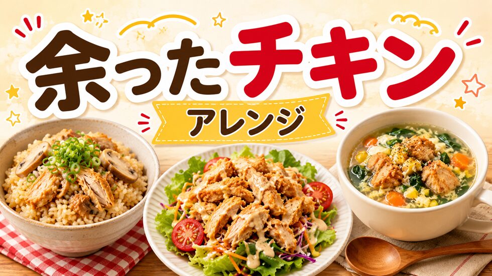 余ったオリジナルチキンのアレンジ