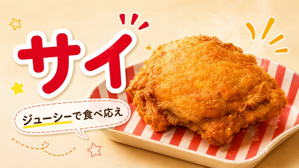 サイ｜ジューシーで食べ応えあり