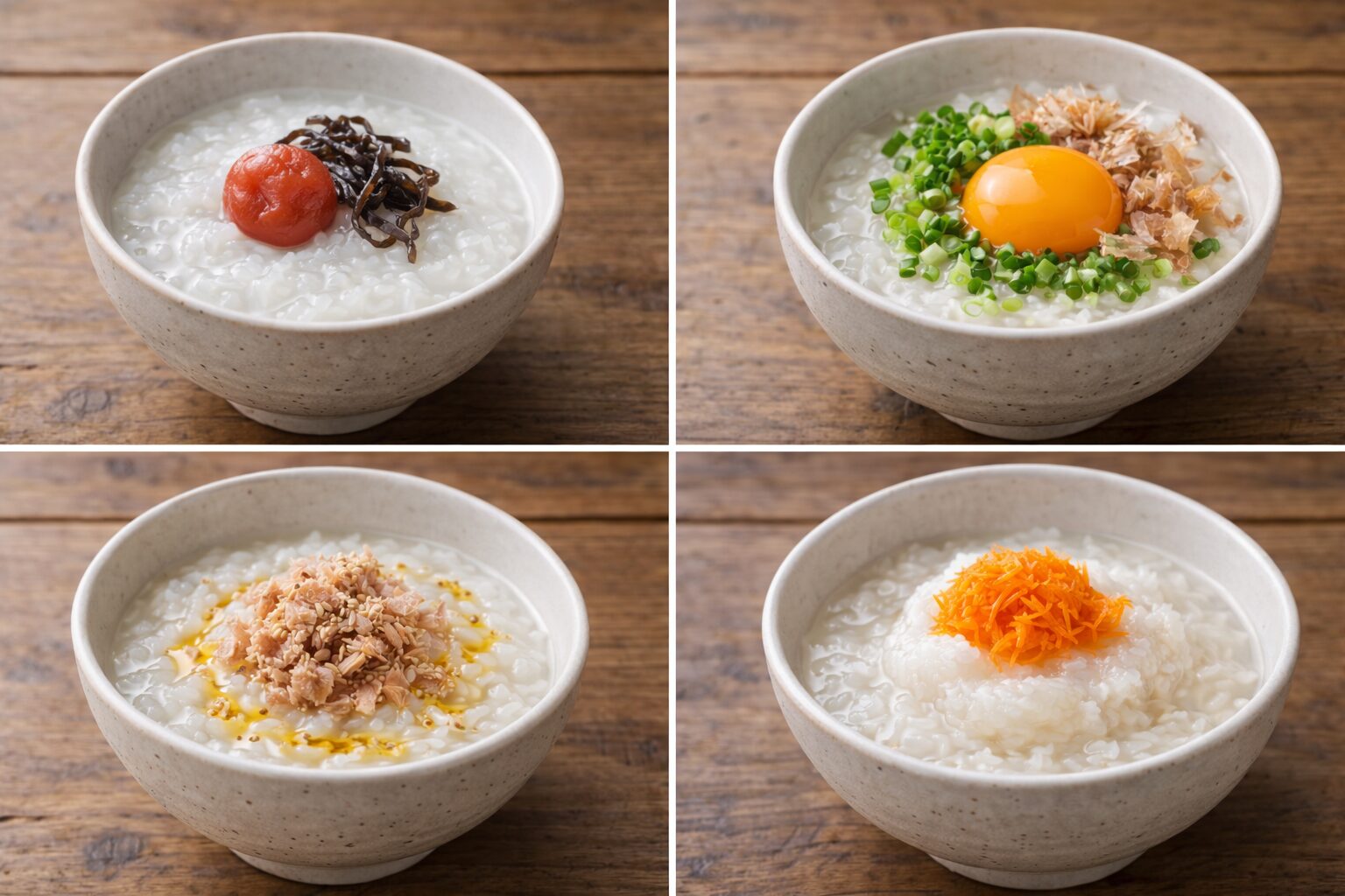 食欲をそそるお粥のトッピングアレンジ集