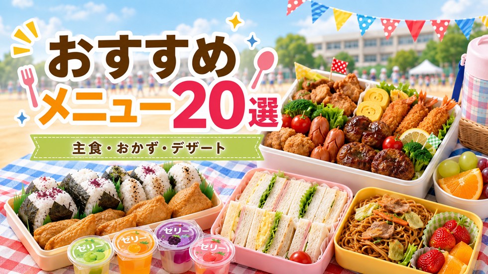 運動会のお弁当おすすめメニュー20選