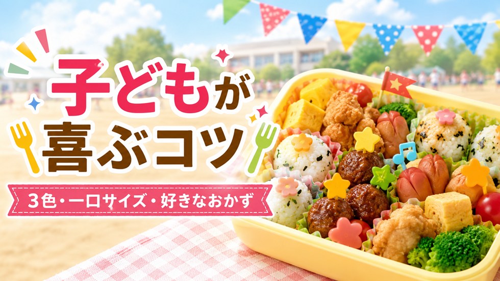 子どもが喜ぶ運動会のお弁当にするコツ