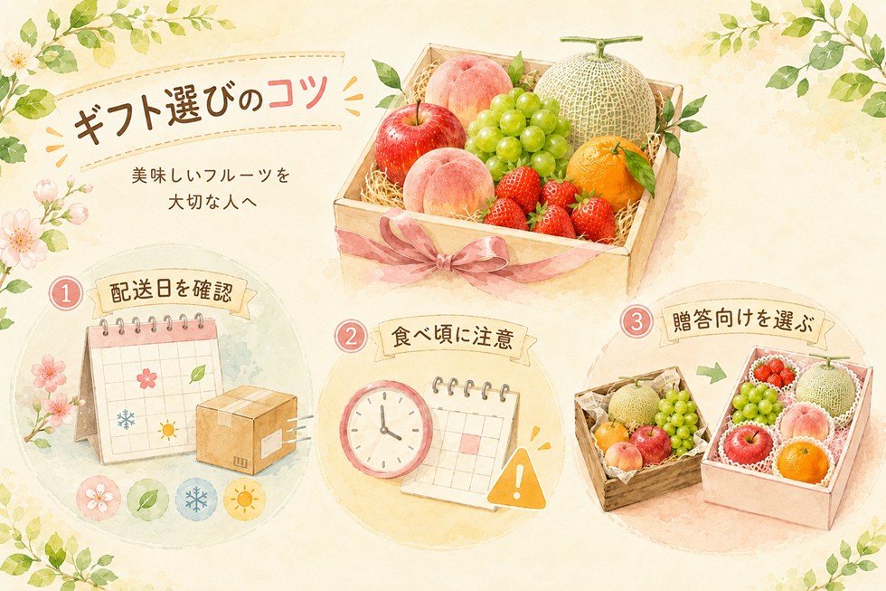 フルーツ返礼品を選ぶときの注意点