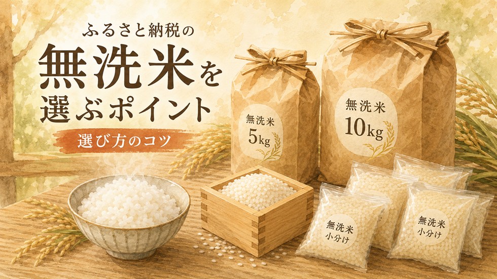 ふるさと納税の無洗米を選ぶポイント