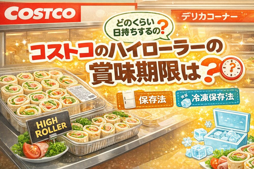 コストコのハイローラーの賞味期限は？どのくらい日持ちするの？保存法・冷凍保存法も