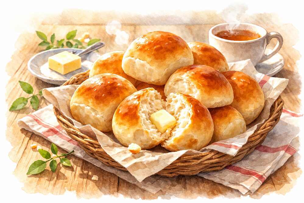 コストコのディナーロールはそのままでも美味しい！