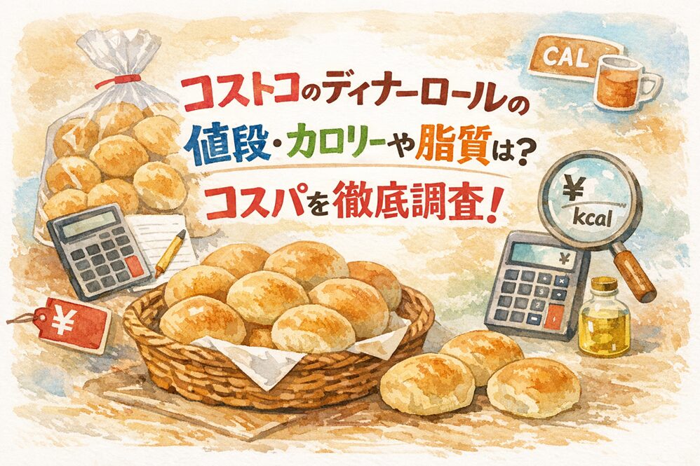 コストコのディナーロールの値段・カロリーや脂質は？コスパを徹底調査！