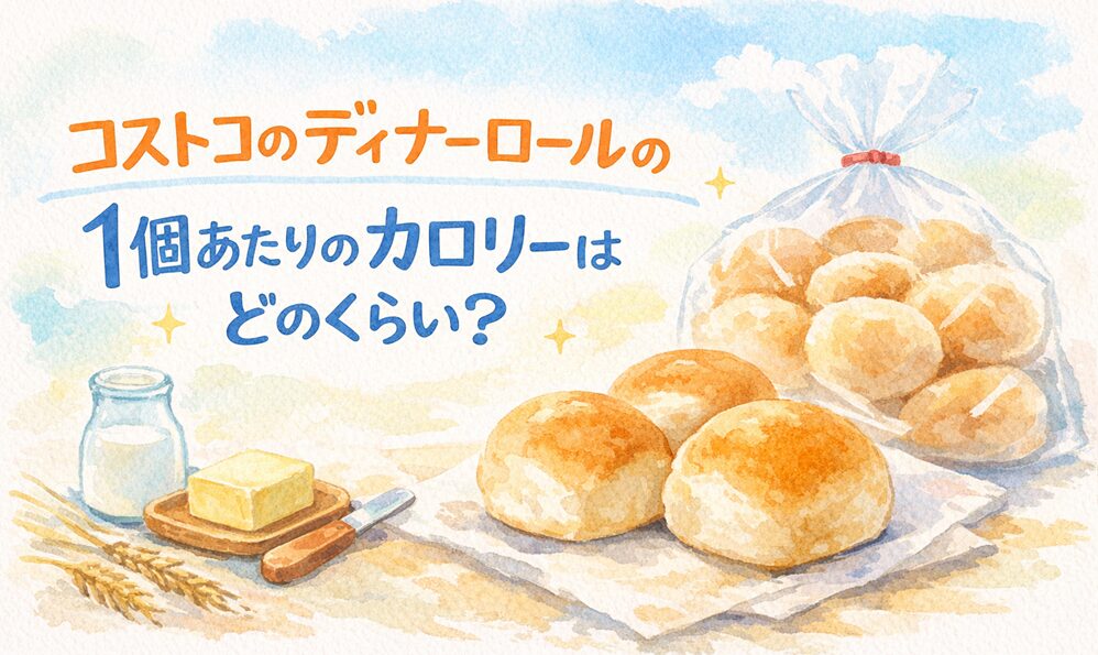 コストコのディナーロールの1個あたりのカロリーはどのくらい？