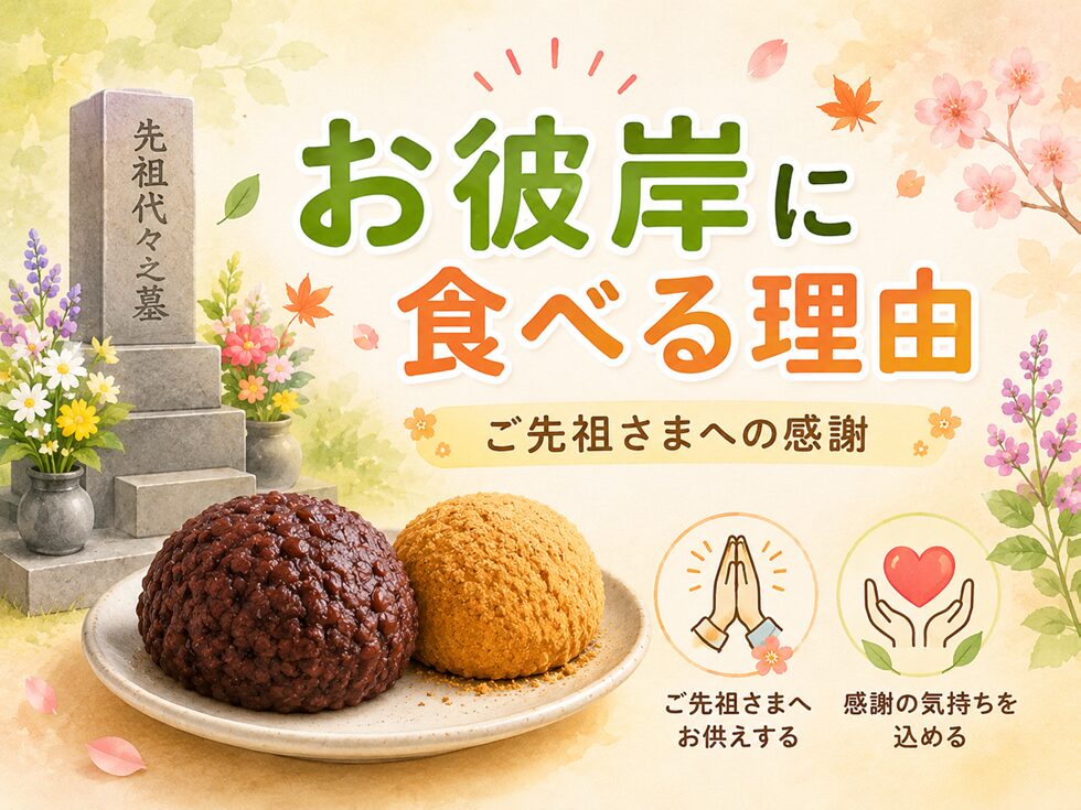 お彼岸に食べる理由