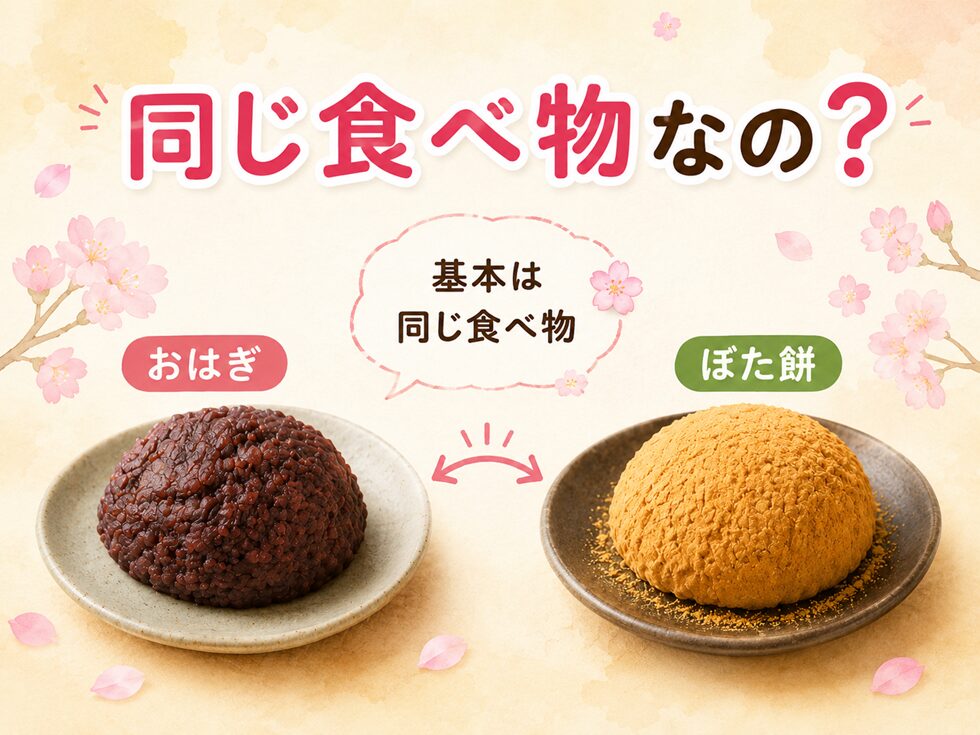 同じ食べ物なの？