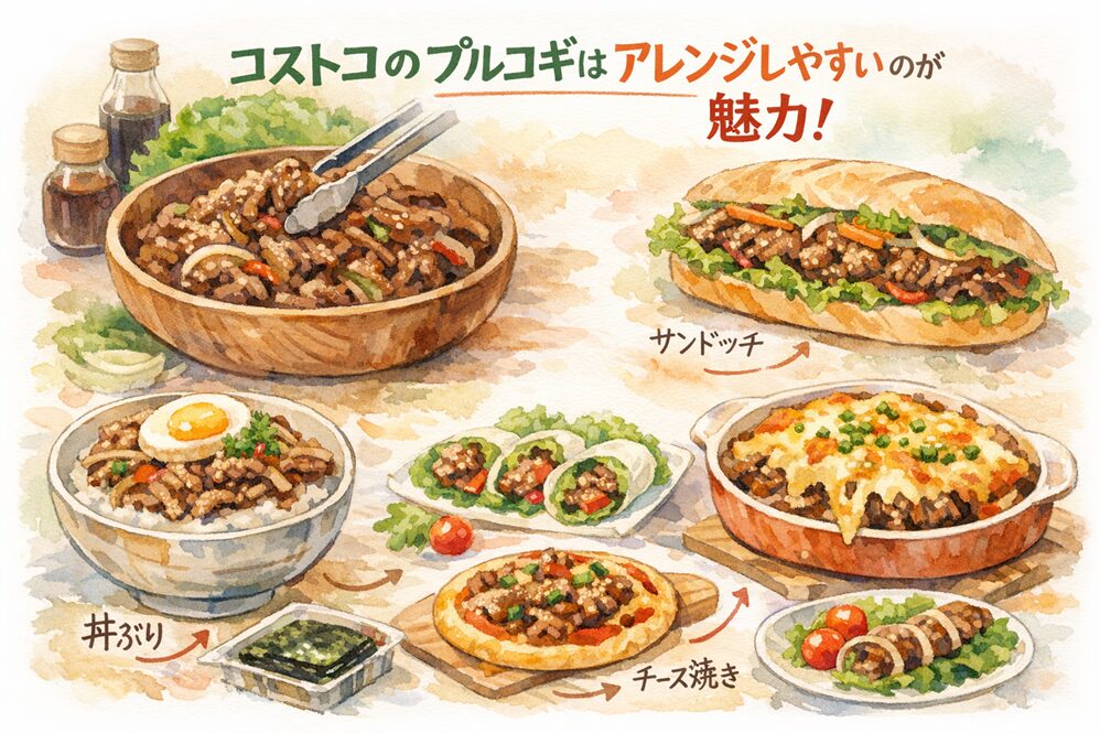 コストコのプルコギはアレンジしやすいのが魅力！
