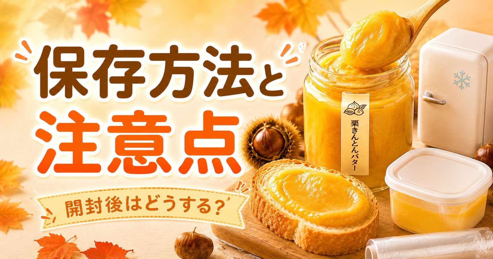 保存方法と注意点