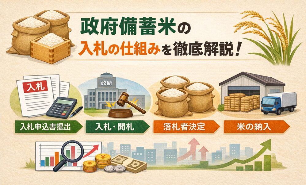 政府備蓄米の入札の仕組みを徹底解説！価格や手続き、最新動向までわかりやすく紹介