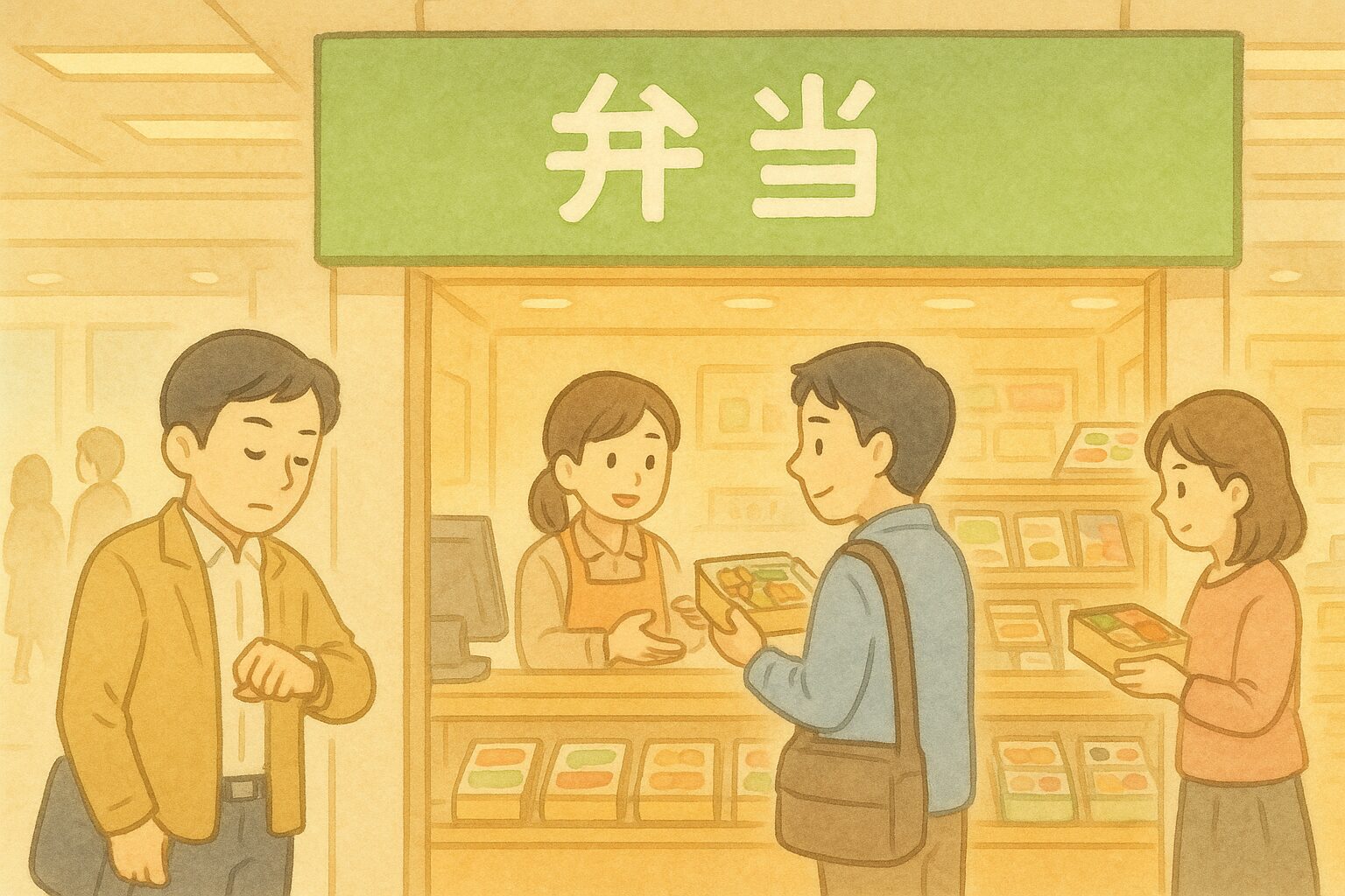 駅弁 新幹線改札内のデリカステーションと営業時間