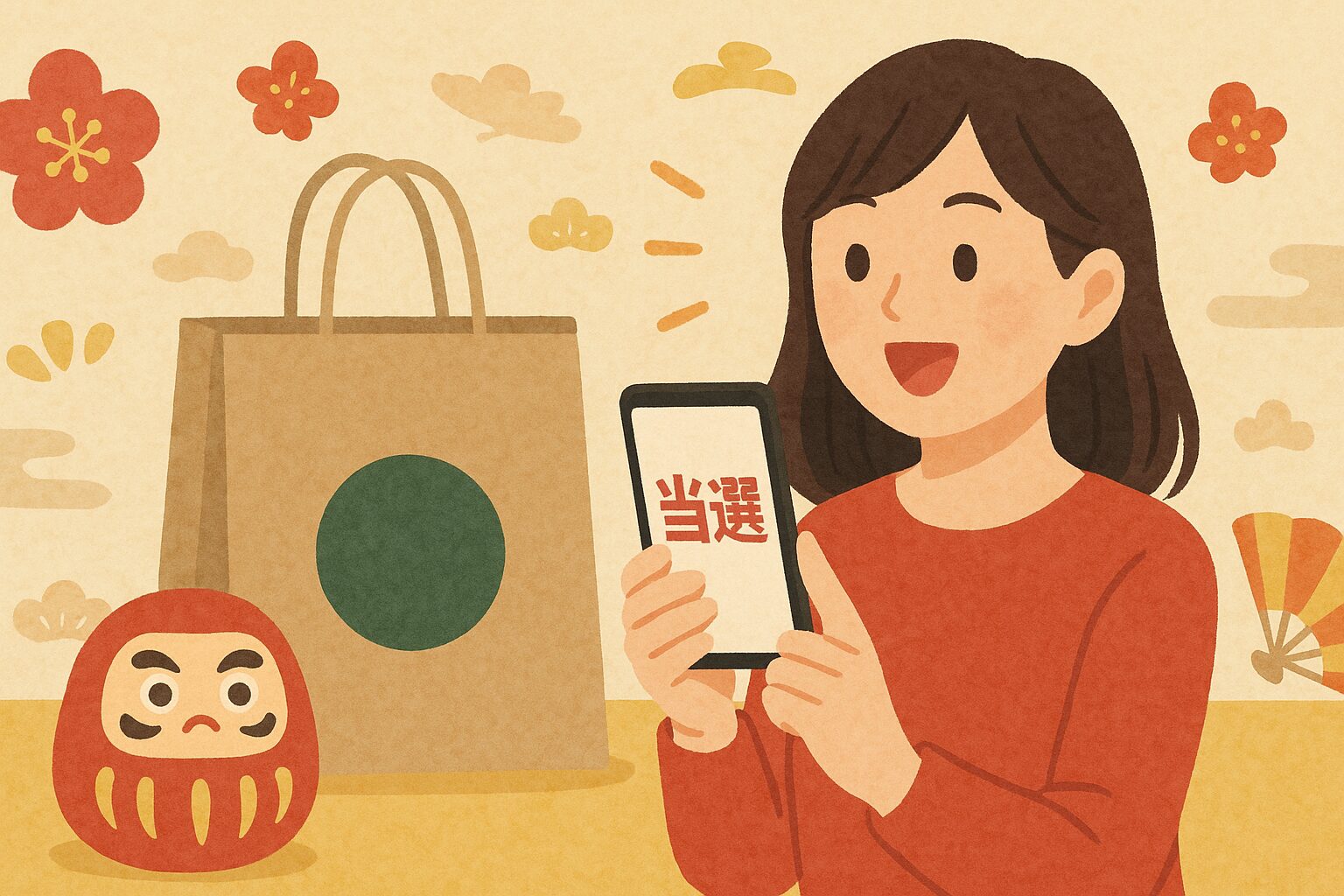 スタバの福袋の繰り上げ当選はいつ？