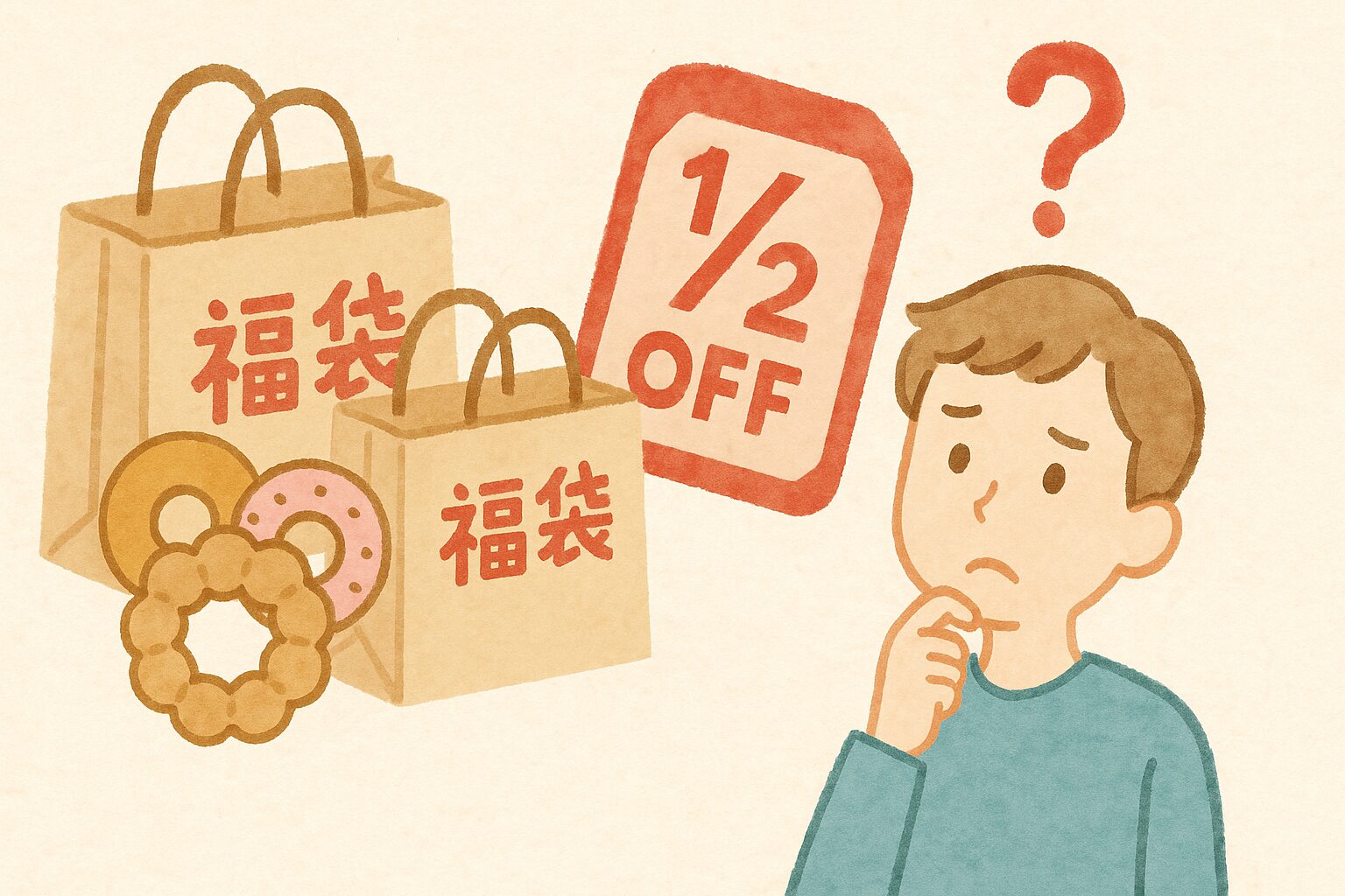 ミスタードーナツ福袋は半額になる？値下げ店舗の真実