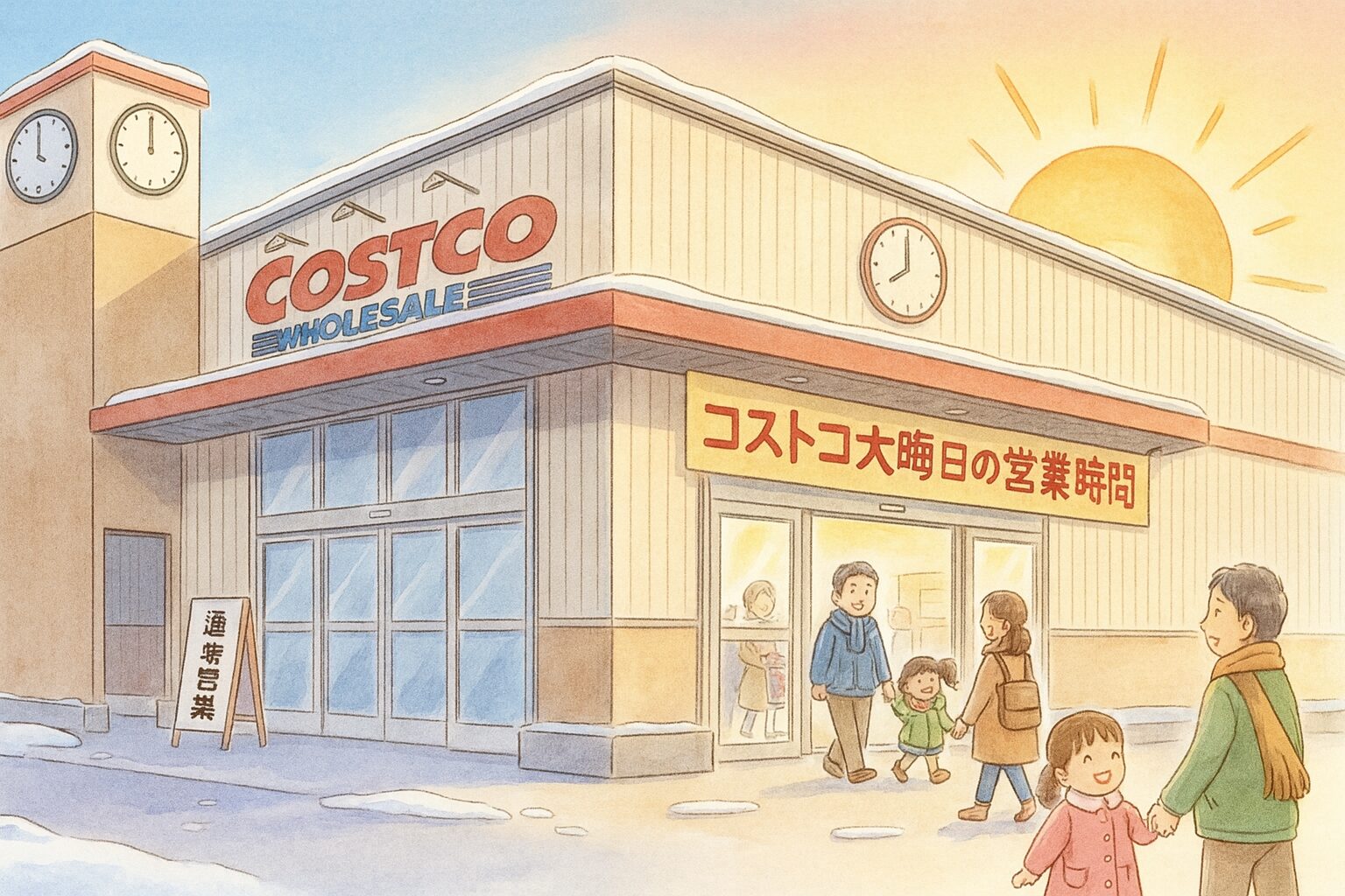 コストコ大晦日の営業時間