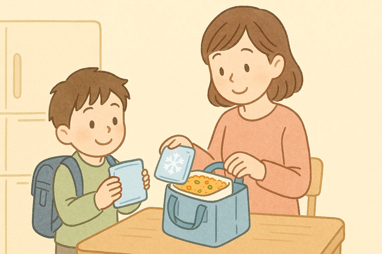 冷凍チャーハン 弁当 夏