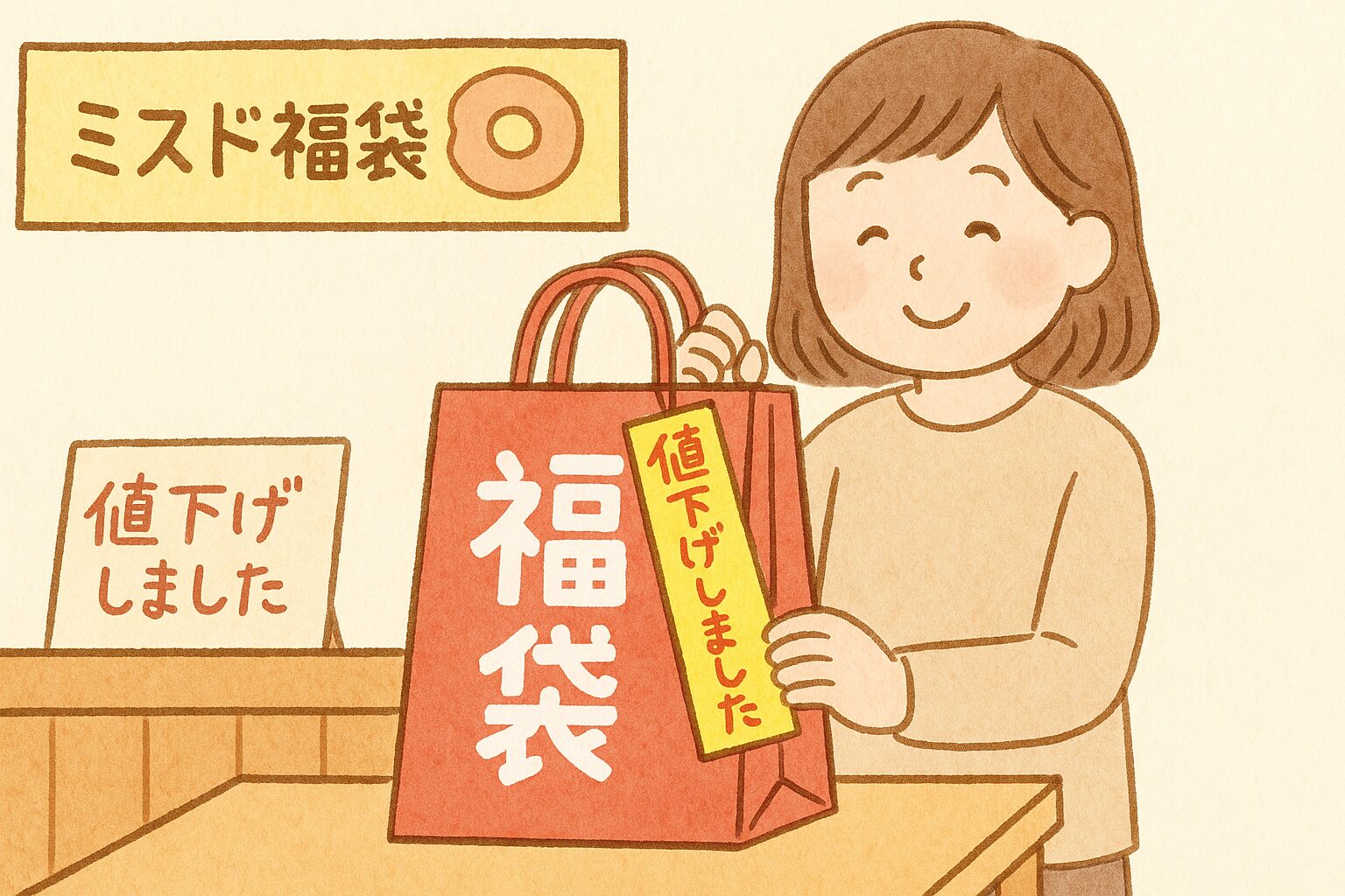 ミスド福袋の売れ残りはいつから値下げされるか
