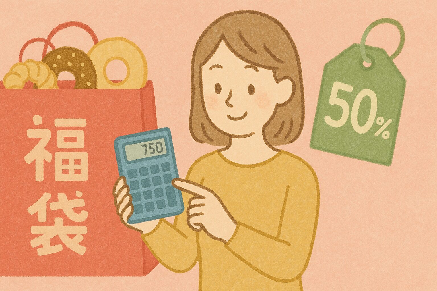 ミスタードーナツ福袋は半額級にお得？実質割引率を検証