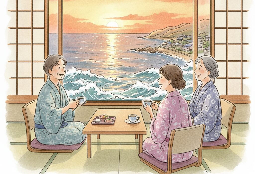 佳松苑 夕日ヶ浦の絶景ロケーション