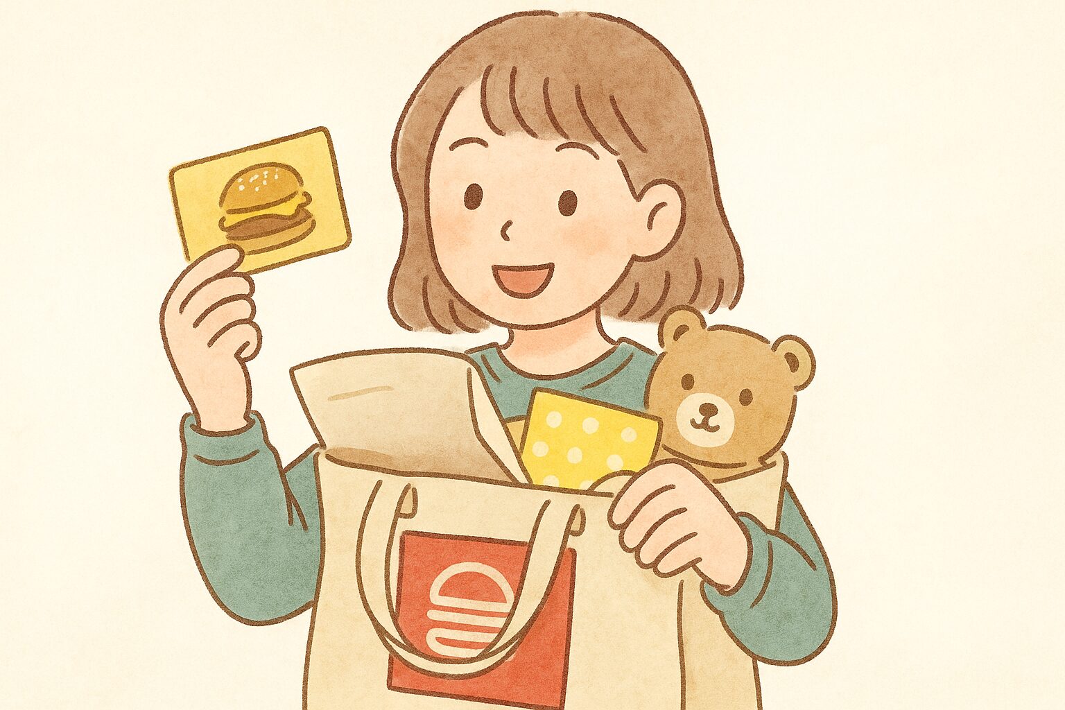 マック福袋の金のマックカードはどこに入ってる