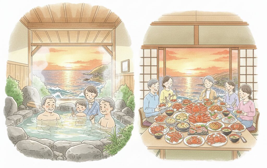 佳松苑 温泉と食事
