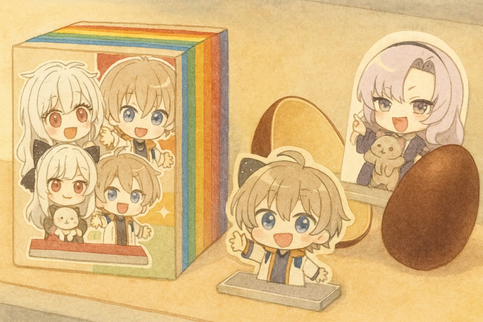 にじさんじのチョコエッグの売ってる場所は？