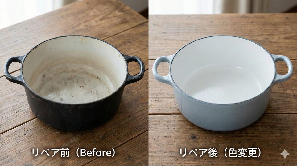 バーミキュラが傷んだらリペアサービス