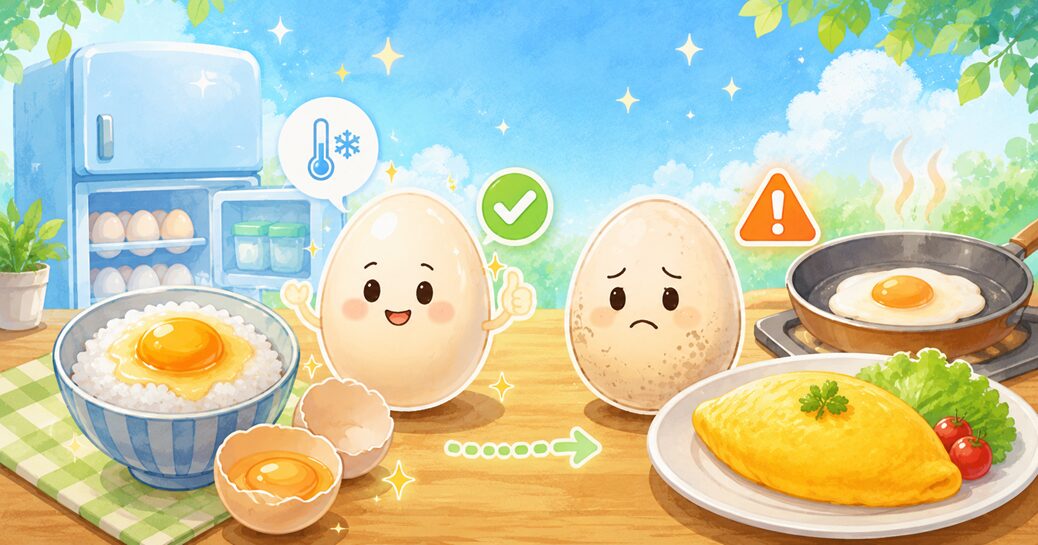 卵の賞味期限が「生で食べられる目安」とされる理由