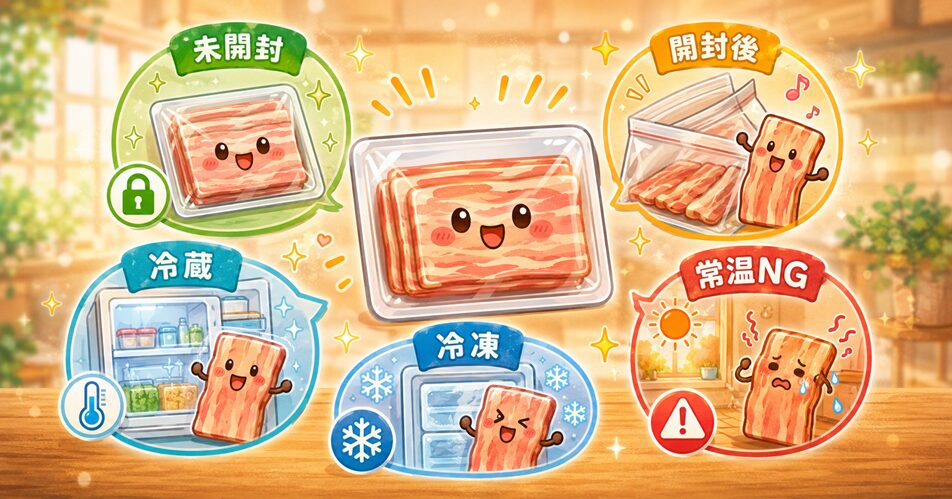 保存状態別の目安