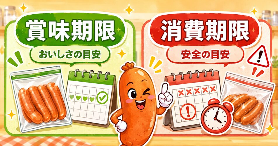 【超重要】賞味期限と消費期限の違い