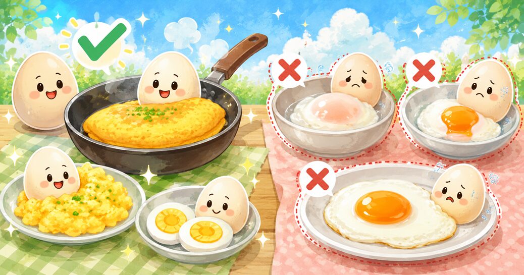 賞味期限切れの卵を食べるなら加熱はどこまで必要？