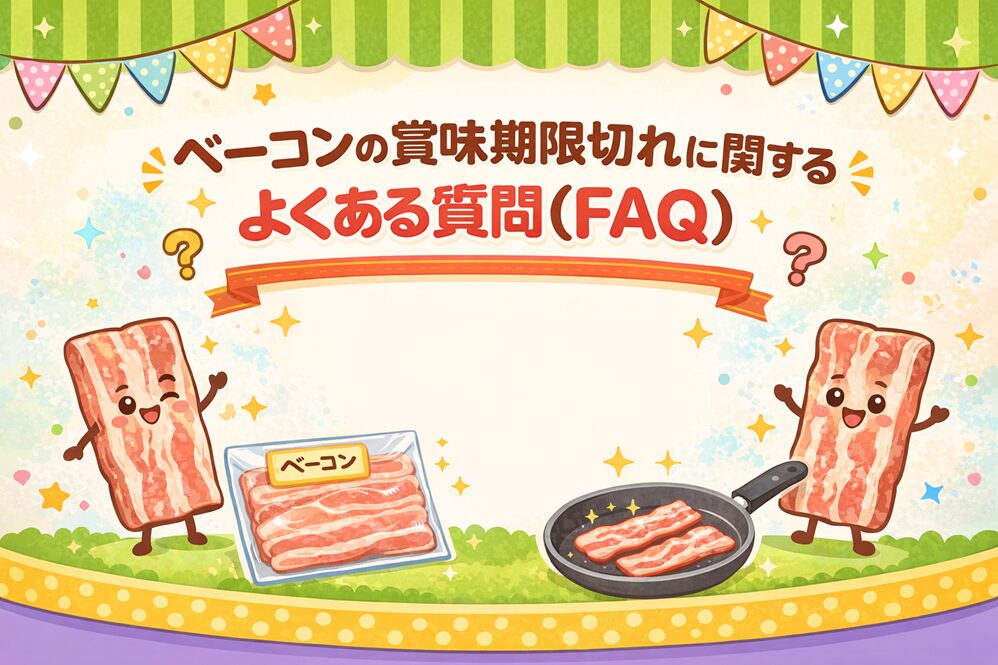 ベーコンの賞味期限切れに関するよくある質問（FAQ）