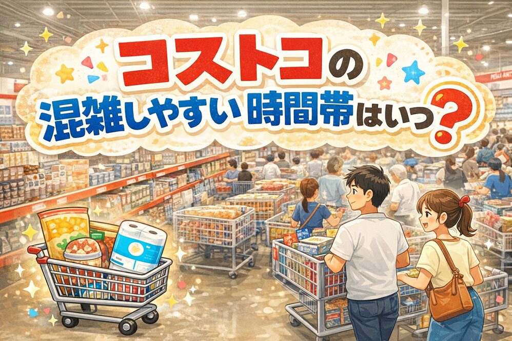 コストコの混雑しやすい時間帯はいつ？空いている時間帯を平日・土日祝別に解説