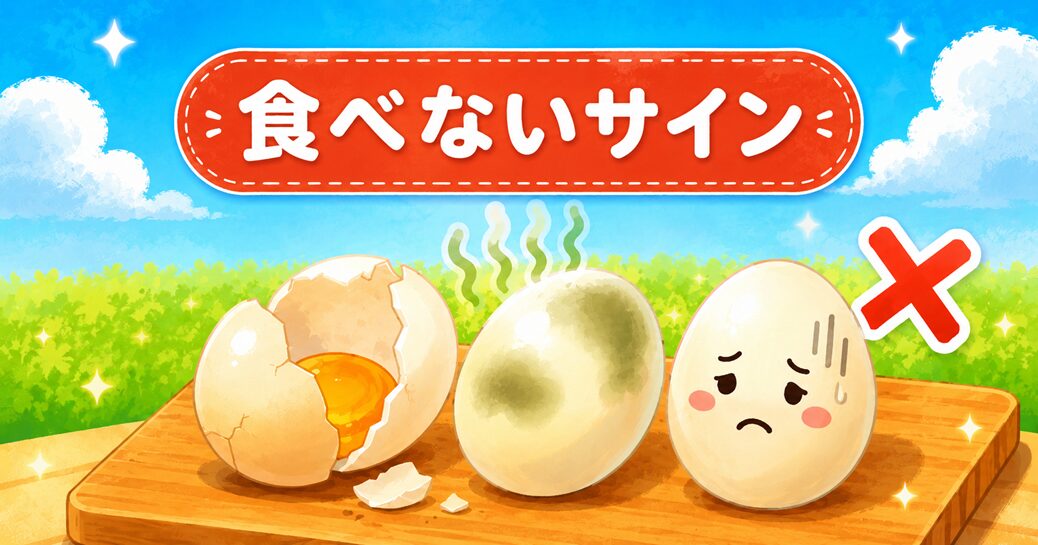 こんなゆで卵は食べないほうがいい
