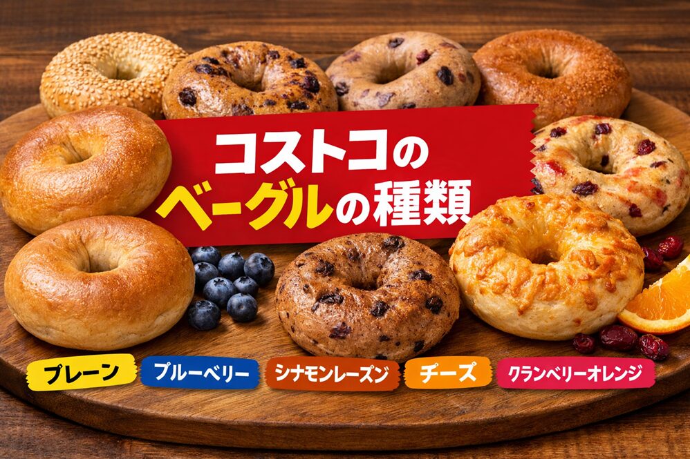 コストコのベーグルの種類
