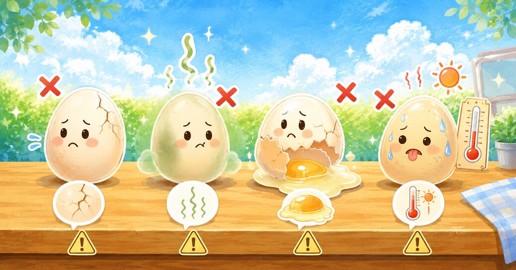 賞味期限切れの卵を生で食べないほうがいいケース
