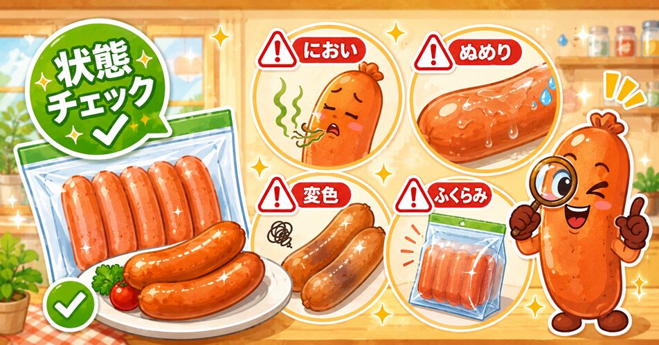 食べる前に絶対確認!状態チェック