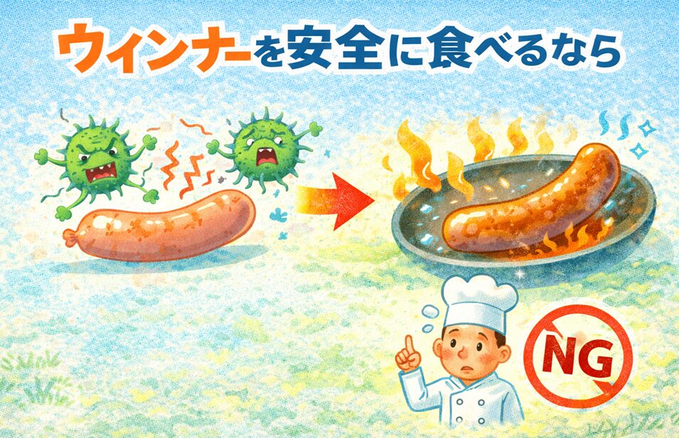 ウィンナーを安全に食べるなら