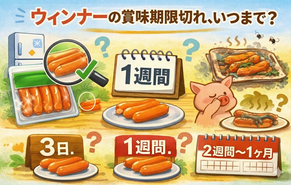 ウィンナーの賞味期限切れはいつまで