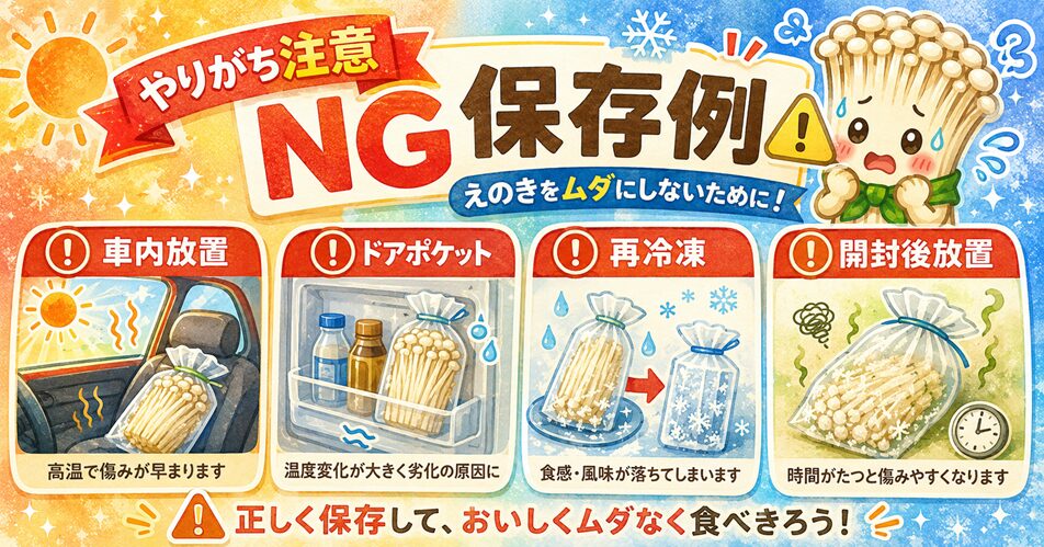 要注意!よくあるNG保存例と注意点