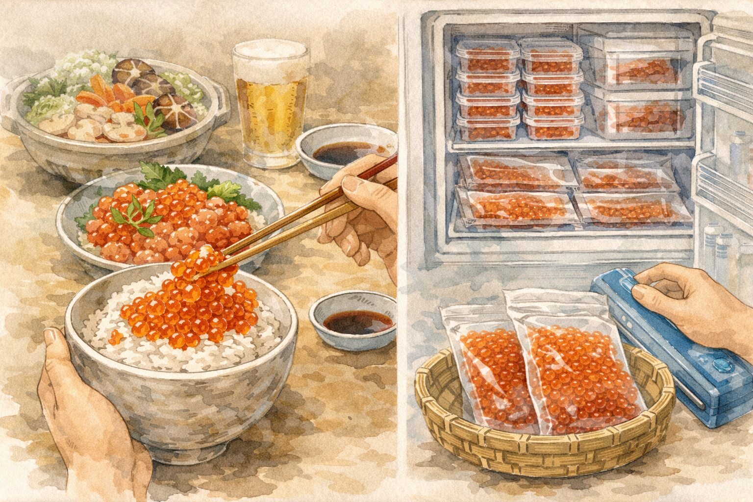 ふるさと納税おすすめの小分けいくら返礼品が届いたあとの楽しみ方と保存のコツ