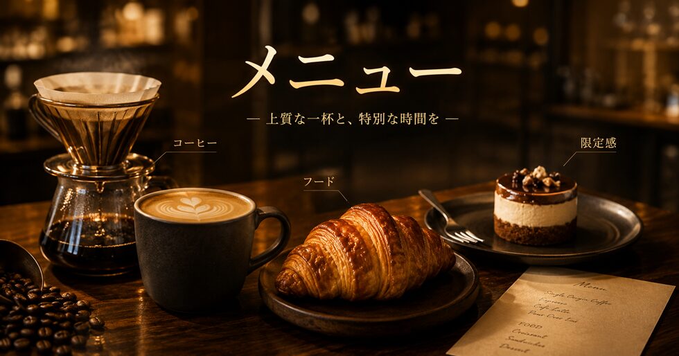 スタバのリザーブカフェのメニュー