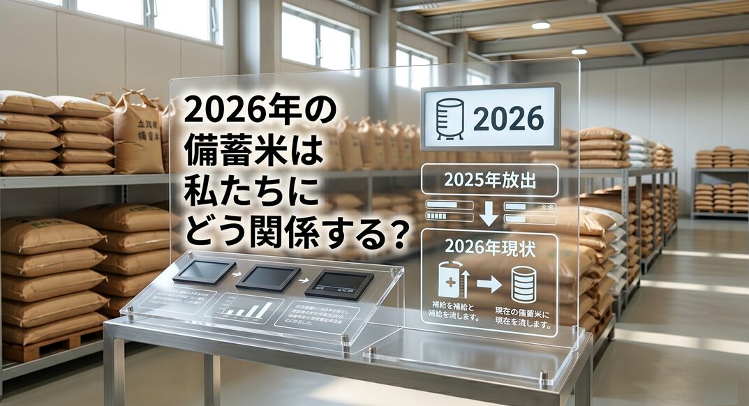 2026年の備蓄米は私たちにどう関係する？