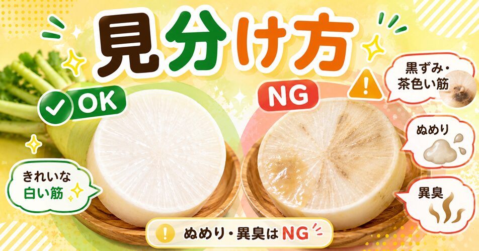 大根の白い筋と傷みの見分け方
