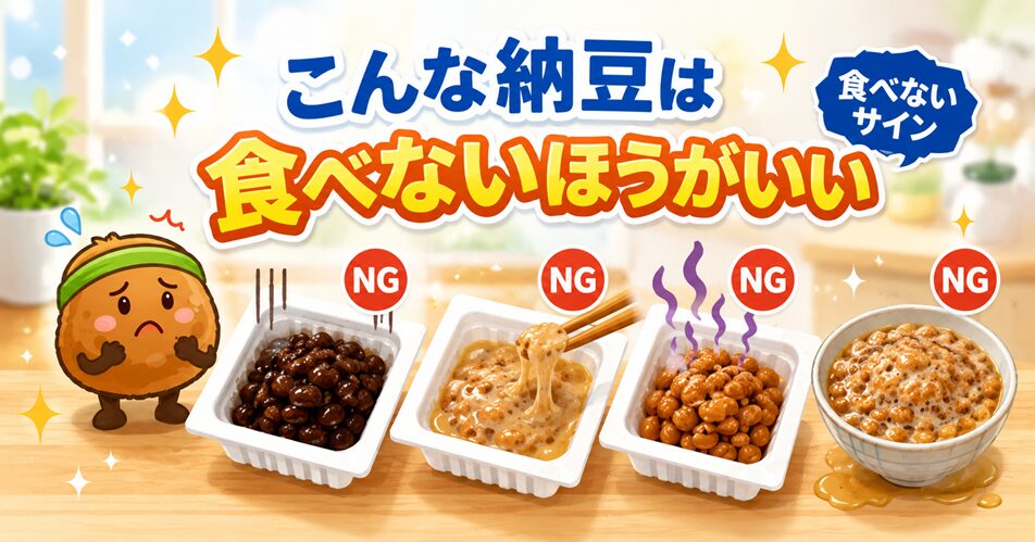 こんな納豆は食べないほうがいい